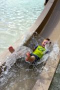 After being a bit hesitant to try it, Ben LOVED the water slide and went on it over and over