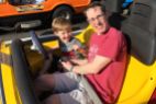 Lucas was excited to drive on Tomorrowland Speedway