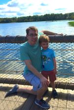On the boat dock at Wilderness Lodge for the last time!